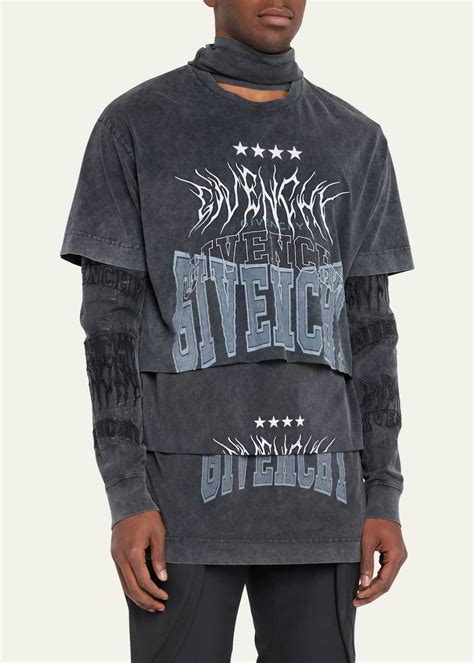 givenchy men's t shirt shopstyle|givenchy graphic crewneck t shirt.